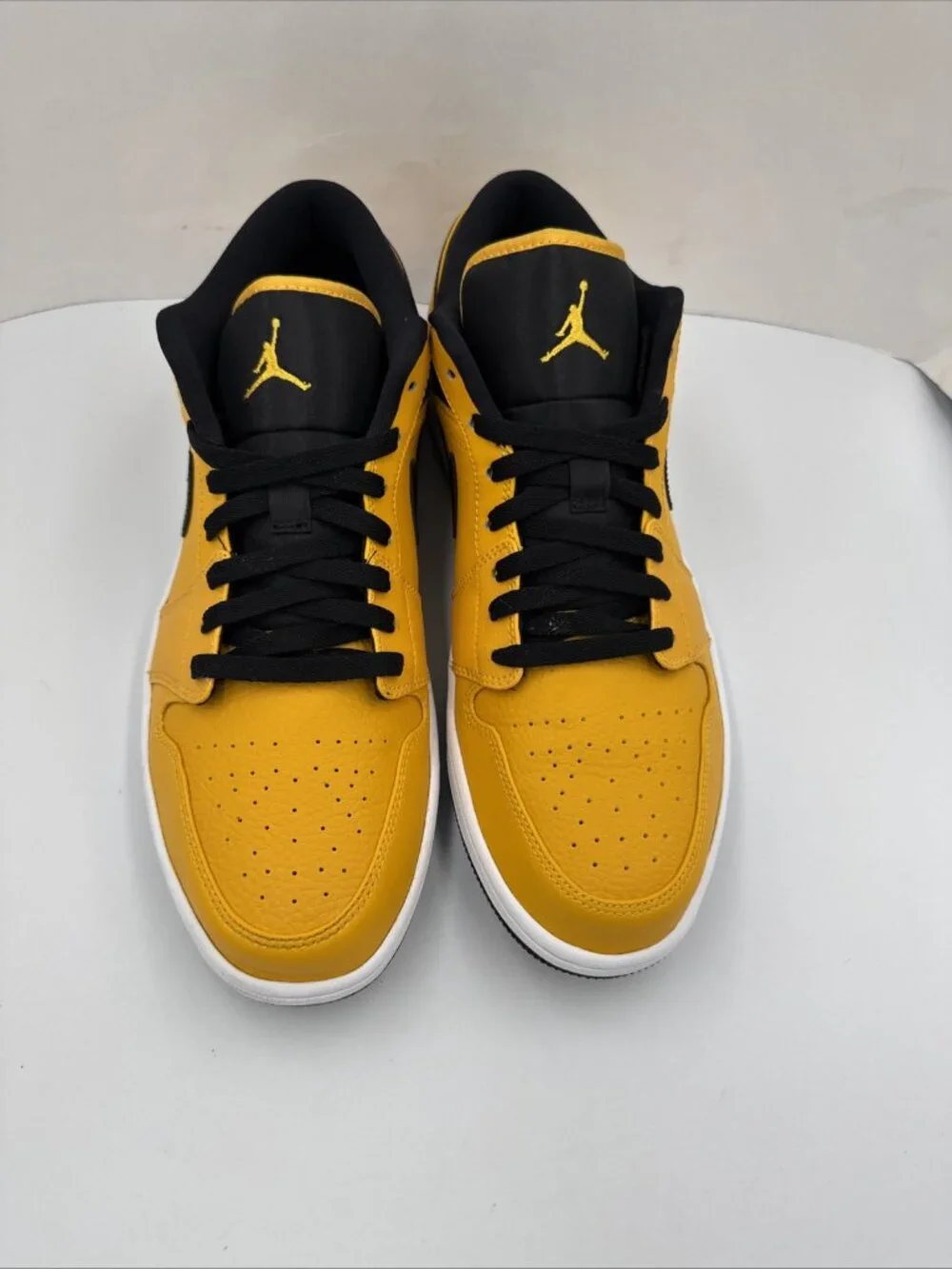 Jordan 1 Low University Gold Black Sneakers Sz 13